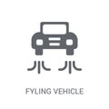 fyling Vehicle icon. Trendy fyling Vehicle logo concept on white Royalty Free Stock Photo