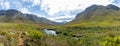 A fynbos landscape with stream in Kogelberg Nature reserve in South Africa