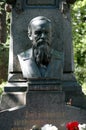 Fyodor Dostoevsky grave in St-Petersburg
