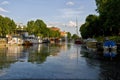 Fyris River in Uppsala, Sweden