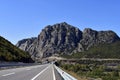 North Macedonia - Fyrom, Highway and tunnel Royalty Free Stock Photo