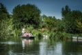 Idyllic nature ambience in Bourges - France