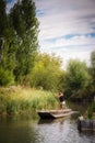 Idyllic nature ambience in Bourges - France