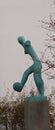 Footballer sculpture, Reykjavik