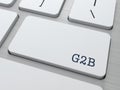 G2B - Business Concept. Royalty Free Stock Photo