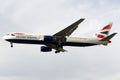 G-BZHA British Airways Boeing 767-300 Royalty Free Stock Photo