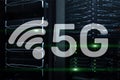 5G Fast Wireless internet connection Communication Mobile Technology concept Royalty Free Stock Photo