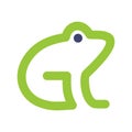 G frog cool vector logo