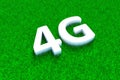 4G green grass meadow