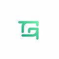 G Green Logo Design. Letter G Simple Design