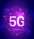 5G highspeed internet connection Royalty Free Stock Photo