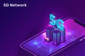5G highspeed internet connection Royalty Free Stock Photo