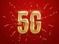 5G Internet connection 3D illustration Royalty Free Stock Photo