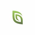 G Leaf Logo Design. Letter G Icon Nature Royalty Free Stock Photo