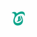 G Leaf organic Logo Design. Letter G Icon. Nature Logo Royalty Free Stock Photo
