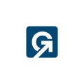 G Letter Arrow Logo Template Illustration Design. Vector EPS 10 Royalty Free Stock Photo