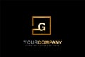 G Letter Square Modern Logo Design Business Concept