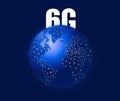 6g LTE mobile web, global WiFi connection telecommunication network, Internet of Things IoT technology