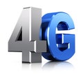 4G LTE wireless technology logo Royalty Free Stock Photo