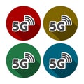 5g mode technology icon