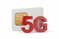 5G Network SIM Card Technology Connectivity Concept Wireless Communication Modern Digital Era Innovation Solution Royalty Free Stock Photo