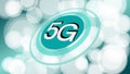 High speed new 5G technology wireless cellular network