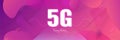 5G new speed of Internet for wireless and wifi connection. This is fast connection fo the world. Vector illustration design in Royalty Free Stock Photo