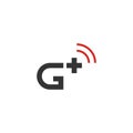 G plus connection logo