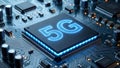 5G Revolution: Illuminating the Future of Digital Connectivity Royalty Free Stock Photo