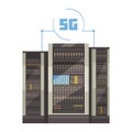 5G Server Racks Composition Royalty Free Stock Photo