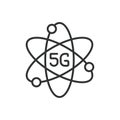 5g signal design. 5g, signal, icon, mobile, wireless, connectivity, internet vector illustrations. 5g signal editable