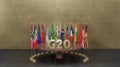 G20 summit, Concept of the G20 summit or meeting, list of countries G20 membership, Group of Twenty members, 3d illustration and