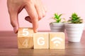 5G 5th Generation network connecting technology future global Royalty Free Stock Photo
