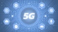5G - 5th Generation Wireless Systems Royalty Free Stock Photo