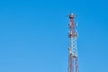 5G TV radio tower, copy space Royalty Free Stock Photo