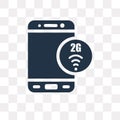 2g vector icon isolated on transparent background, 2g transpare