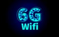 6g wifi illustration with dark background