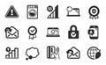5g wifi, Talk bubble and Recovery laptop icons set. Receive mail, Password encryption and Seo laptop signs. Vector