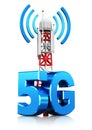 5G wireless communication technology concept