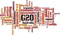 G20 word cloud