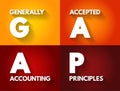 GAAP - Generally Accepted Accounting Principles is a set of accounting principles, standards, and procedures issued by the