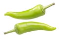 Gabi Hot Wax unripe peppers Royalty Free Stock Photo