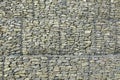 Gabion Retaining Wall Background Or Texture Royalty Free Stock Photo