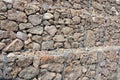 Gabion Wall Royalty Free Stock Photo