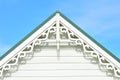 Gable end with ornamental fascia