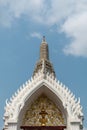 Gable with Main Spire of Temple of Dawn, Bangkok Thailand