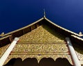 Gable of the main viharn of Wat Chedi Luang in Chiang Mai