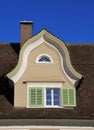 Gable of a old house in the Toggenburg valley