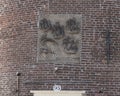 Gable Stone above doorway to Schreierstoren, Amsterdam, The Netherlands