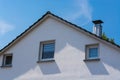 Gable view of a multi-family house Royalty Free Stock Photo